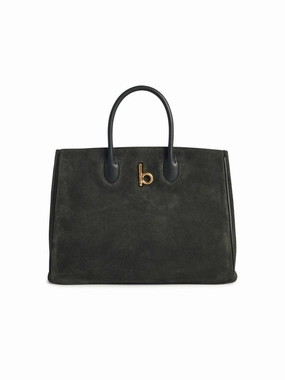 'Rocking Horse' Green Suede Bag
