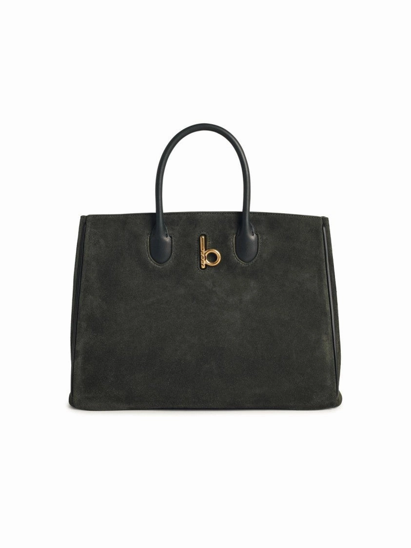'Rocking Horse' Green Suede Bag