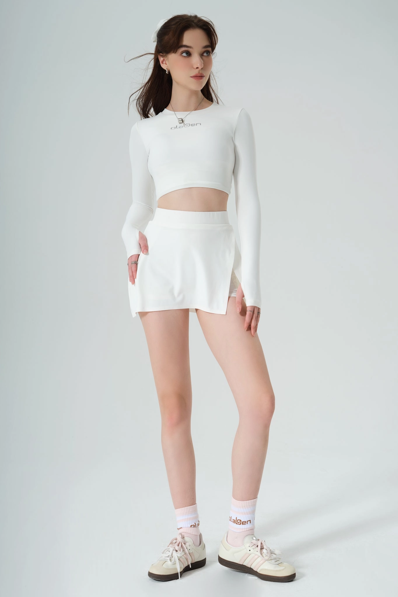 Active Mini Skirt - White