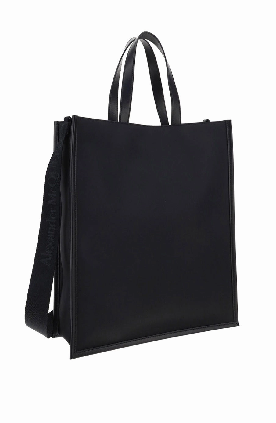 Alexander McQueen Graffiti Logo Printed Tote Bag