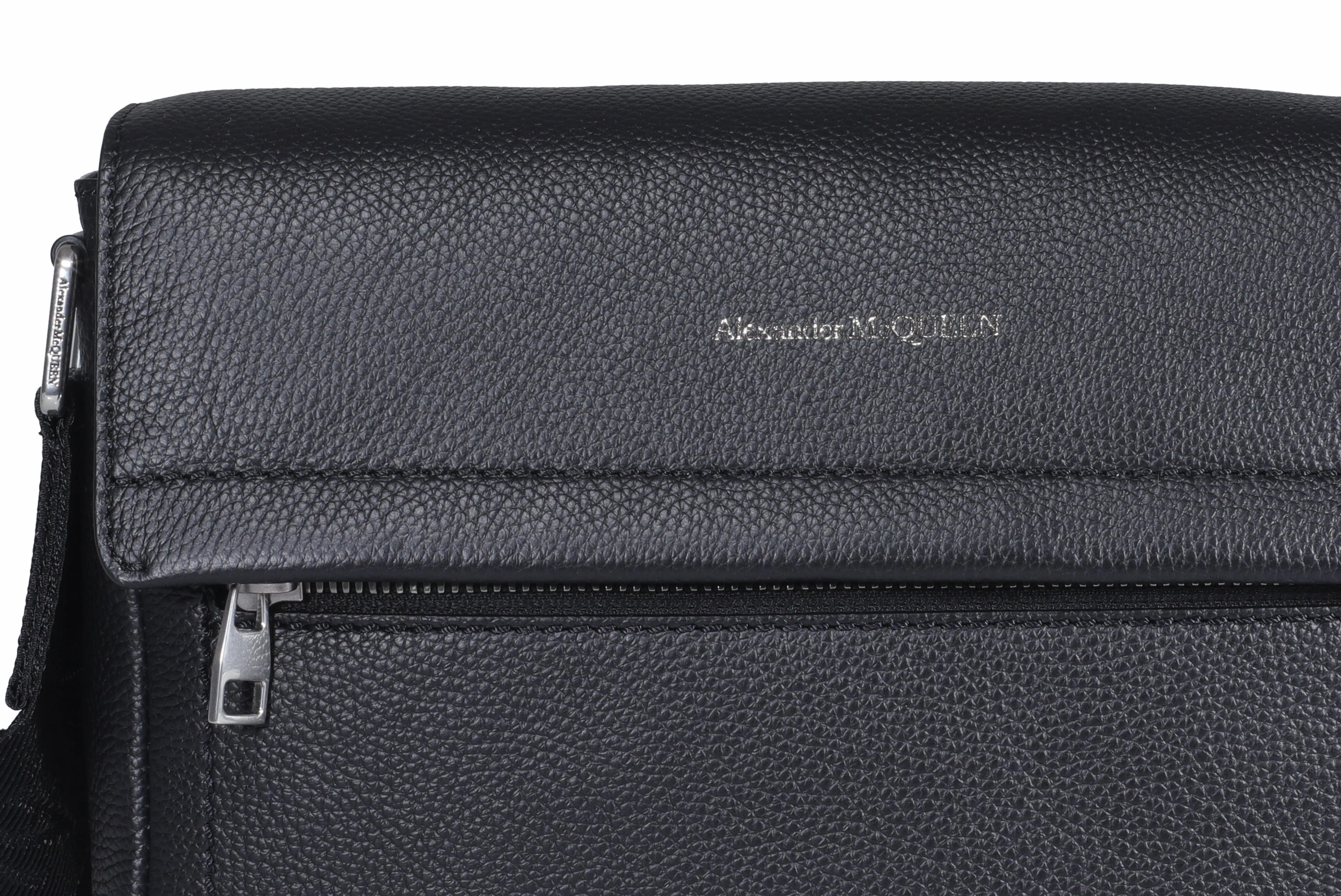 Alexander McQueen Logo Printed Messenger Bag