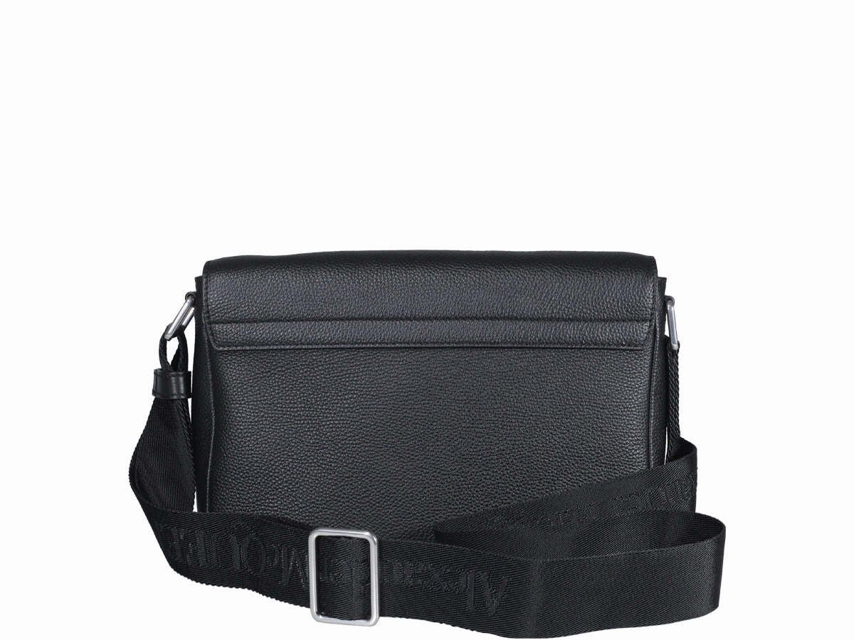 Alexander McQueen Logo Printed Messenger Bag