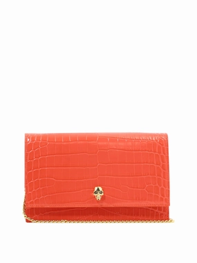 Alexander McQueen Small Skull Plaque Shoulder Bag