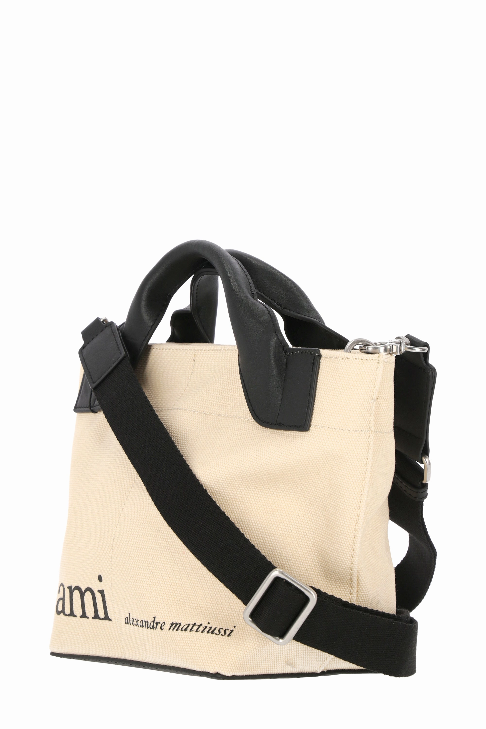 AMI Logo Printed Zipped Tote Bag