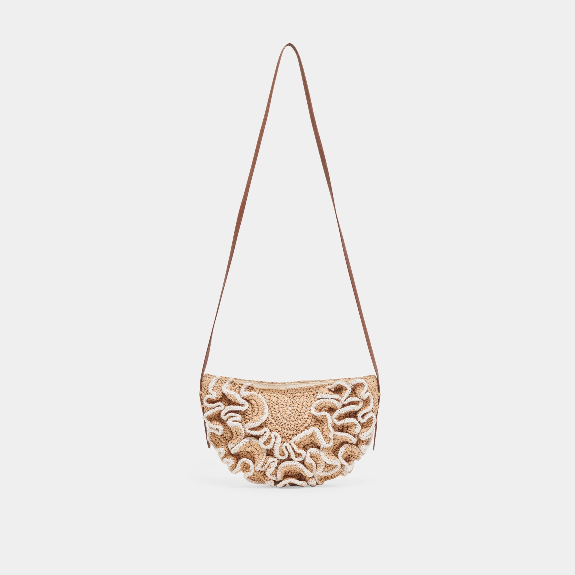 ATRANI CROSSBODY NATURAL RAFFIA