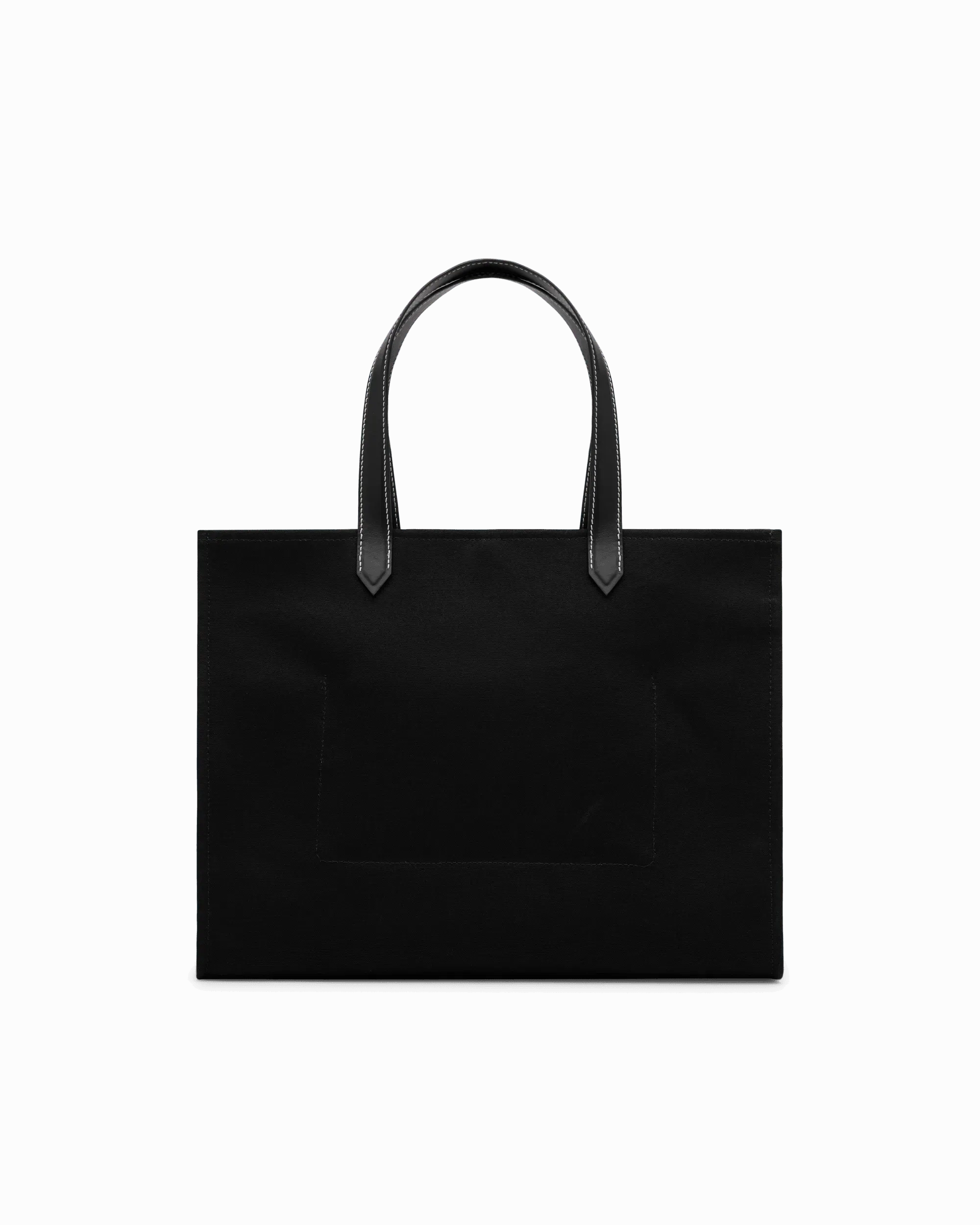 B-Army 42 Medium Canvas Monogram Shopper Tote Bag