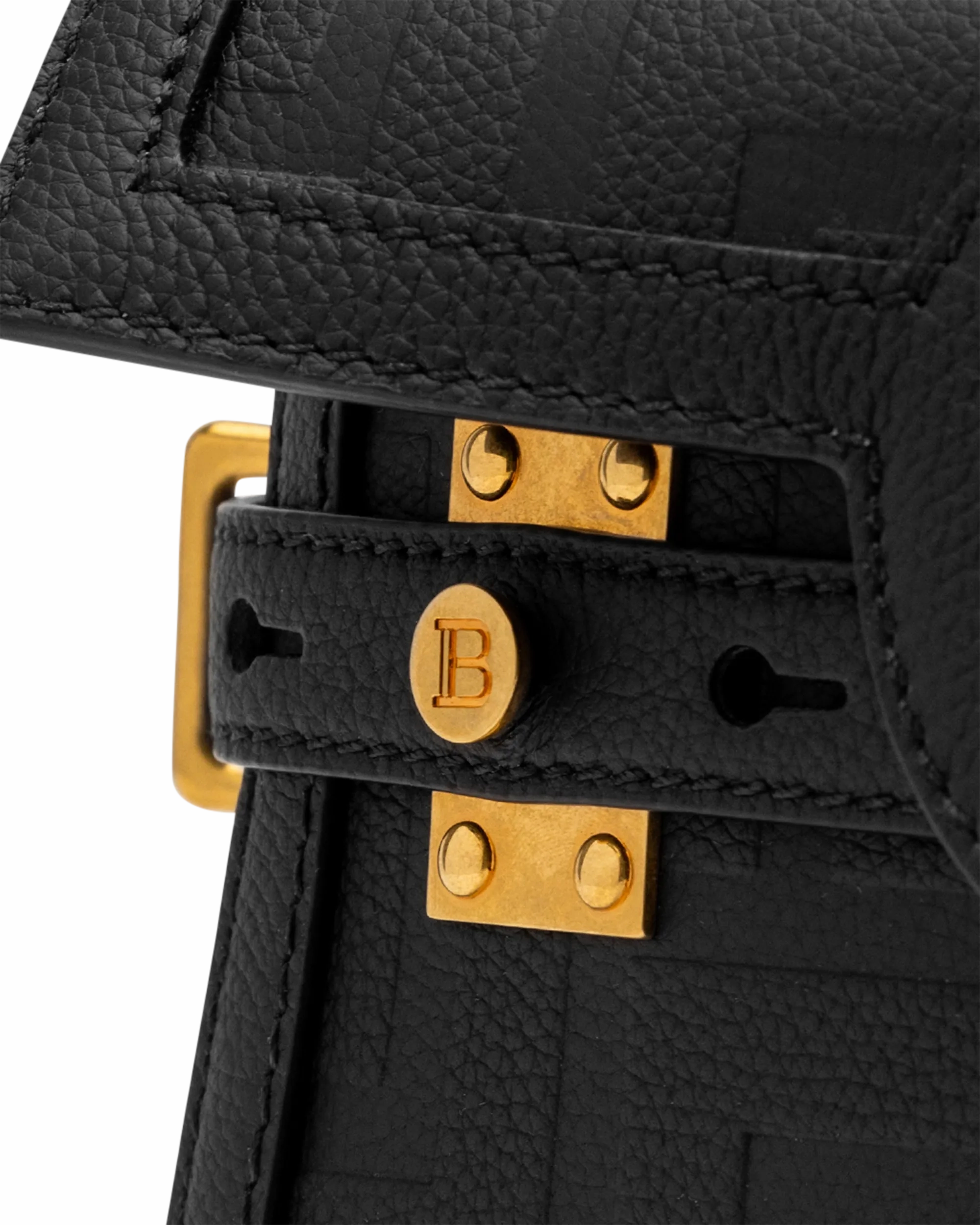 B-Buzz 23 Monogram Leather Bag