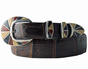 B G Mudd 101 Tiger Eye, Jasper & Onyx Buckle Set 1.0