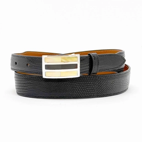 B G Mudd 504 w/ Mother of Pearl & Onyx One Piece Buckle 1.0