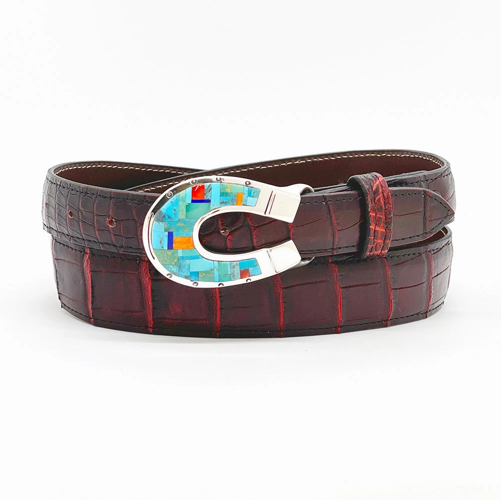 B G Mudd 508 w/ Patchwork Inlay One Piece Buckle 1.0