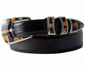 B G Mudd 510 Geo w/ Onyx, Spiny Oyster, Jasper & Sugilite Buckle Set 1.0