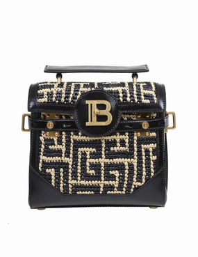 Balmain B-Buzz 23 Logo Plaque Tote Bag