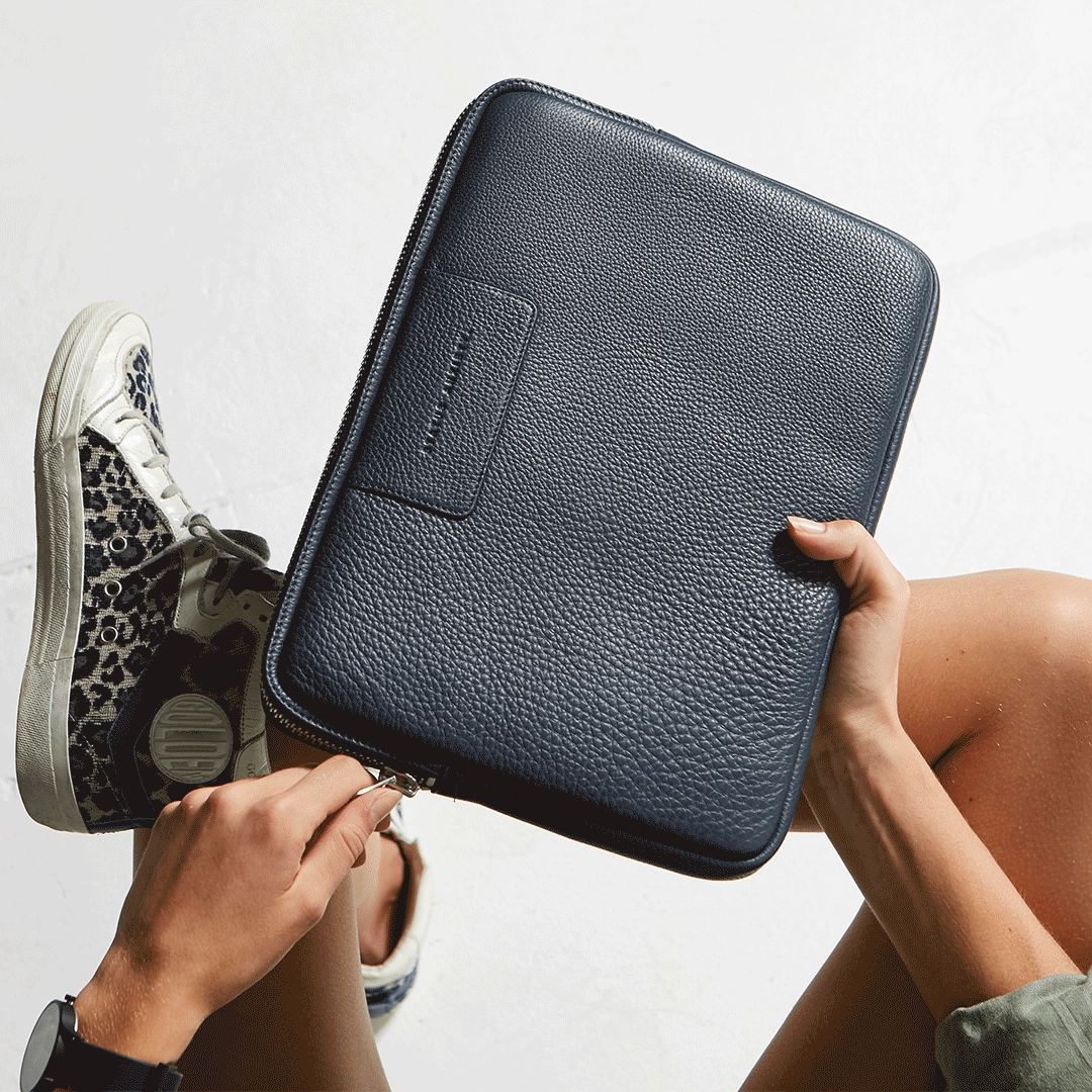 Before I Leave Laptop Case - Black