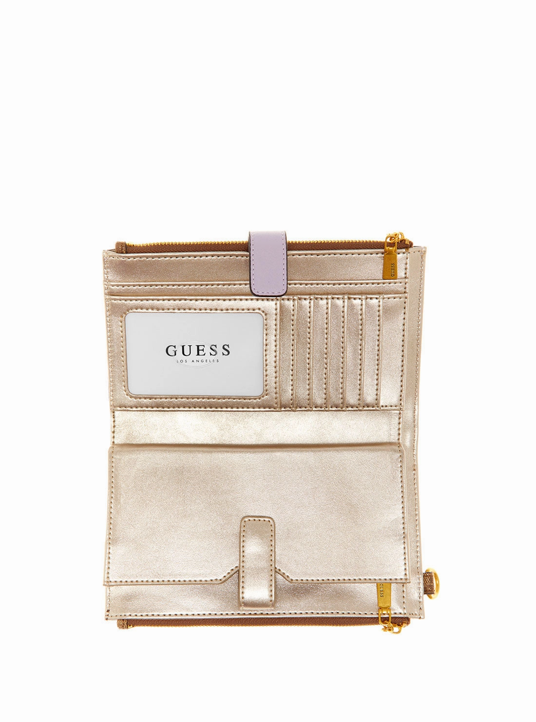 Beige Abey Zip Organiser Wallet