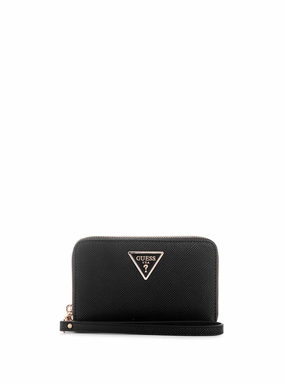 Black Laurel Medium Wallet