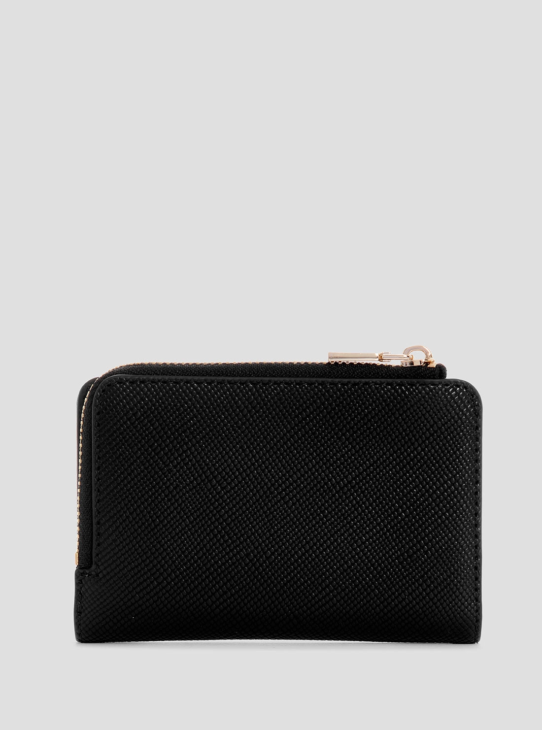 Black Laurel Zip Card Case Wallet