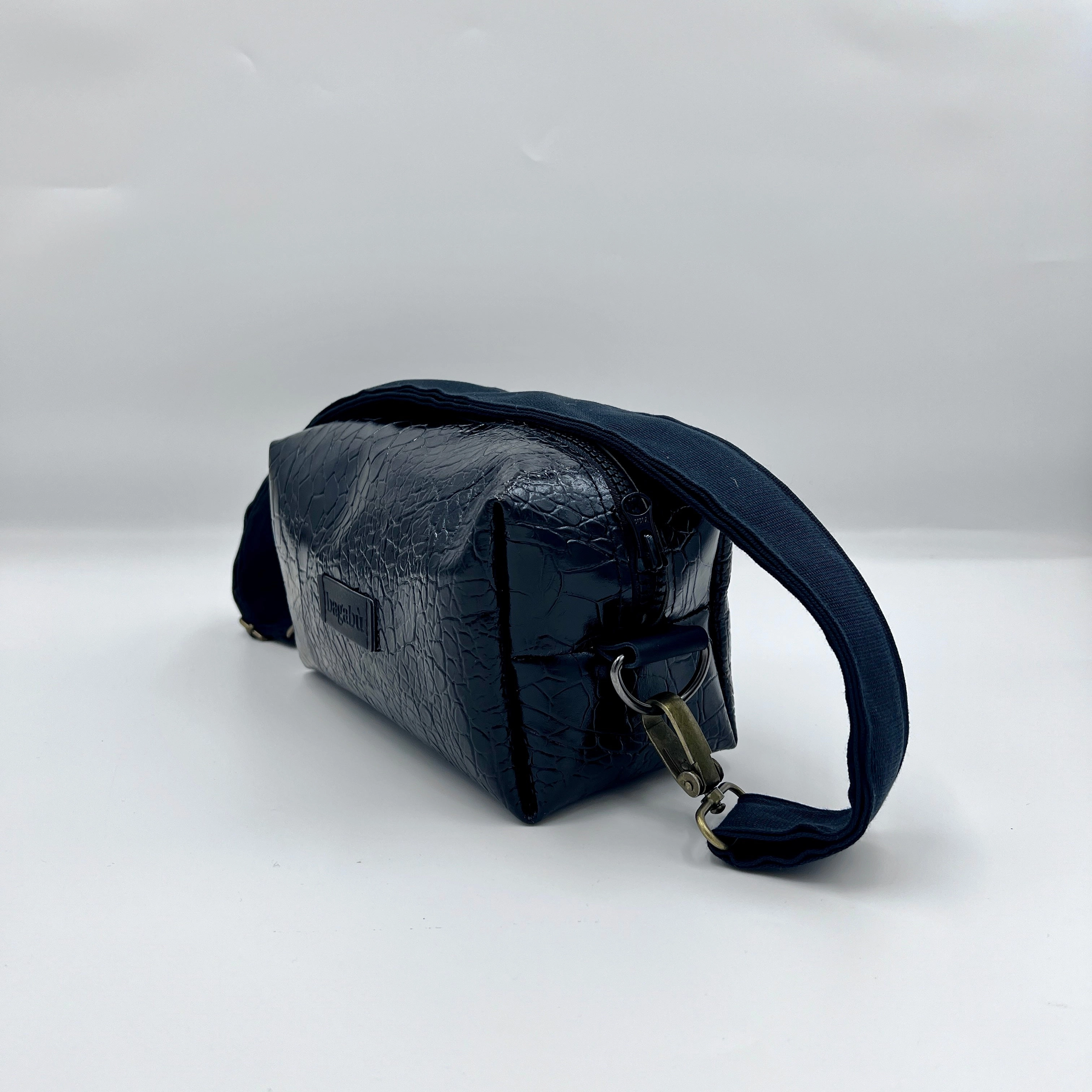 Black Leather Piccolo Rambler