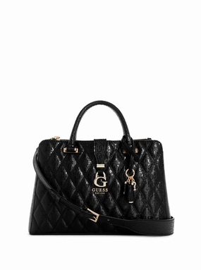 Black logo Adi Society Satchel Bag