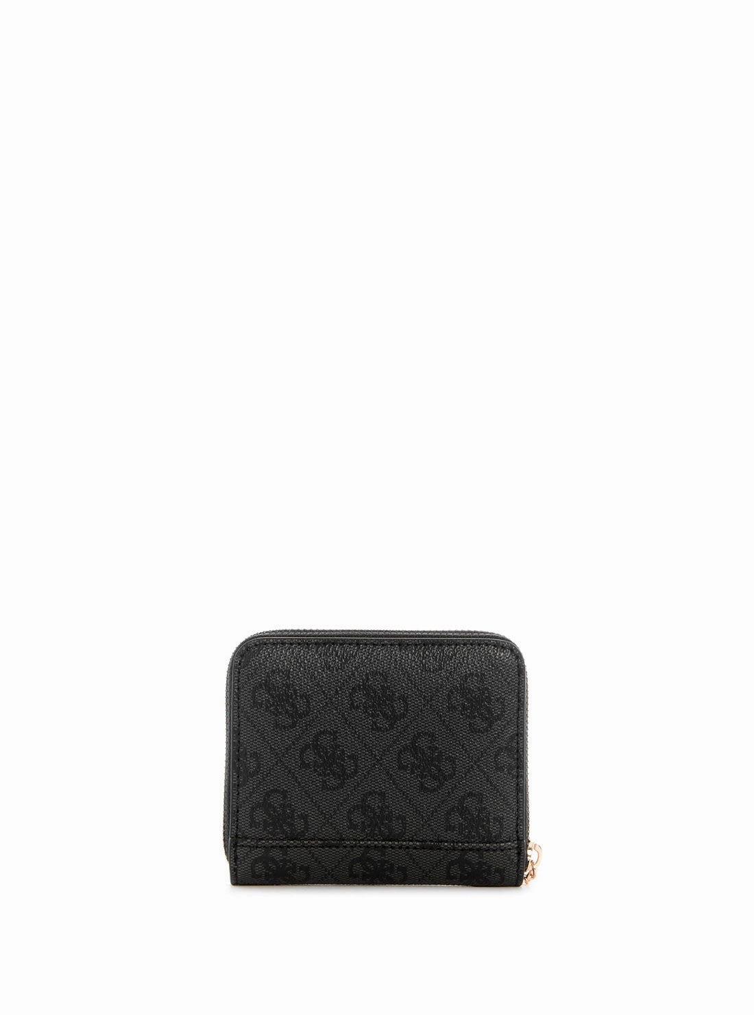 Black Logo Laurel Small Wallet
