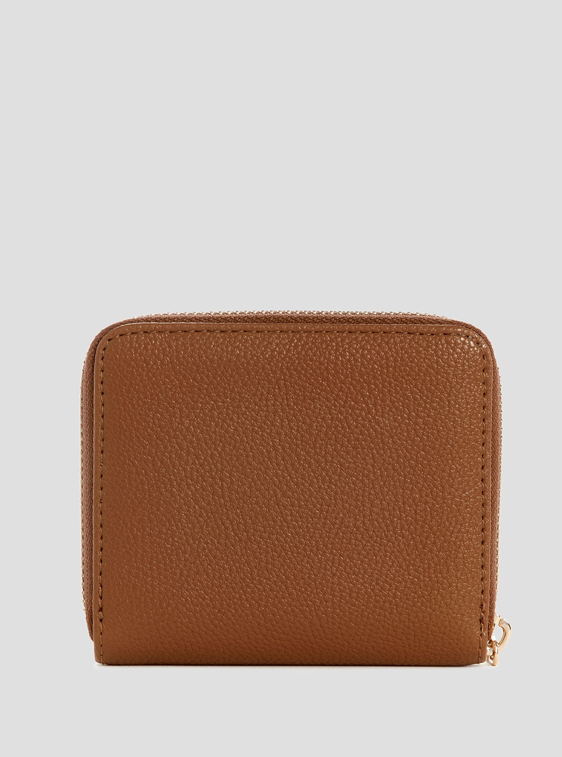 Brown Laurel Small Zip Wallet