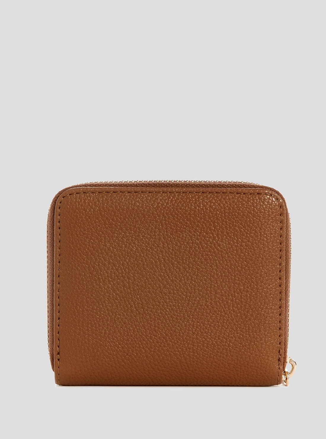 Brown Laurel Small Zip Wallet