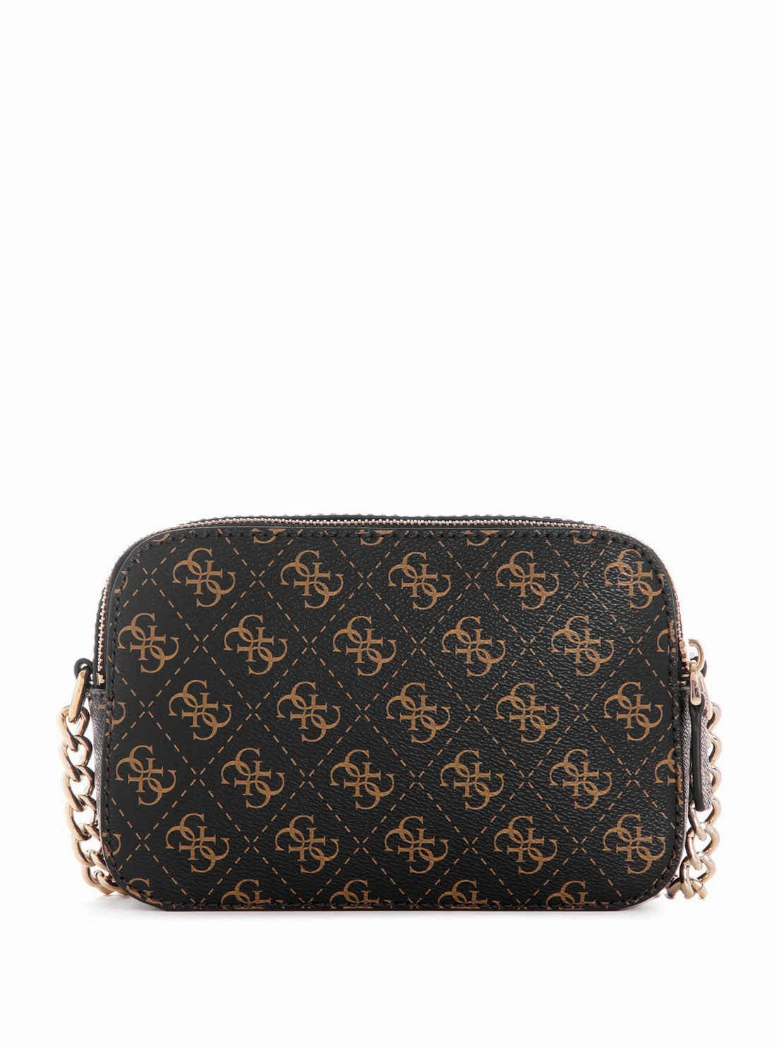 Brown Logo Queen Crossbody Bag