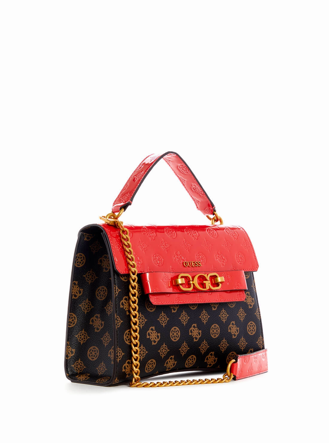 Brown Red Zira Crossbody Bag