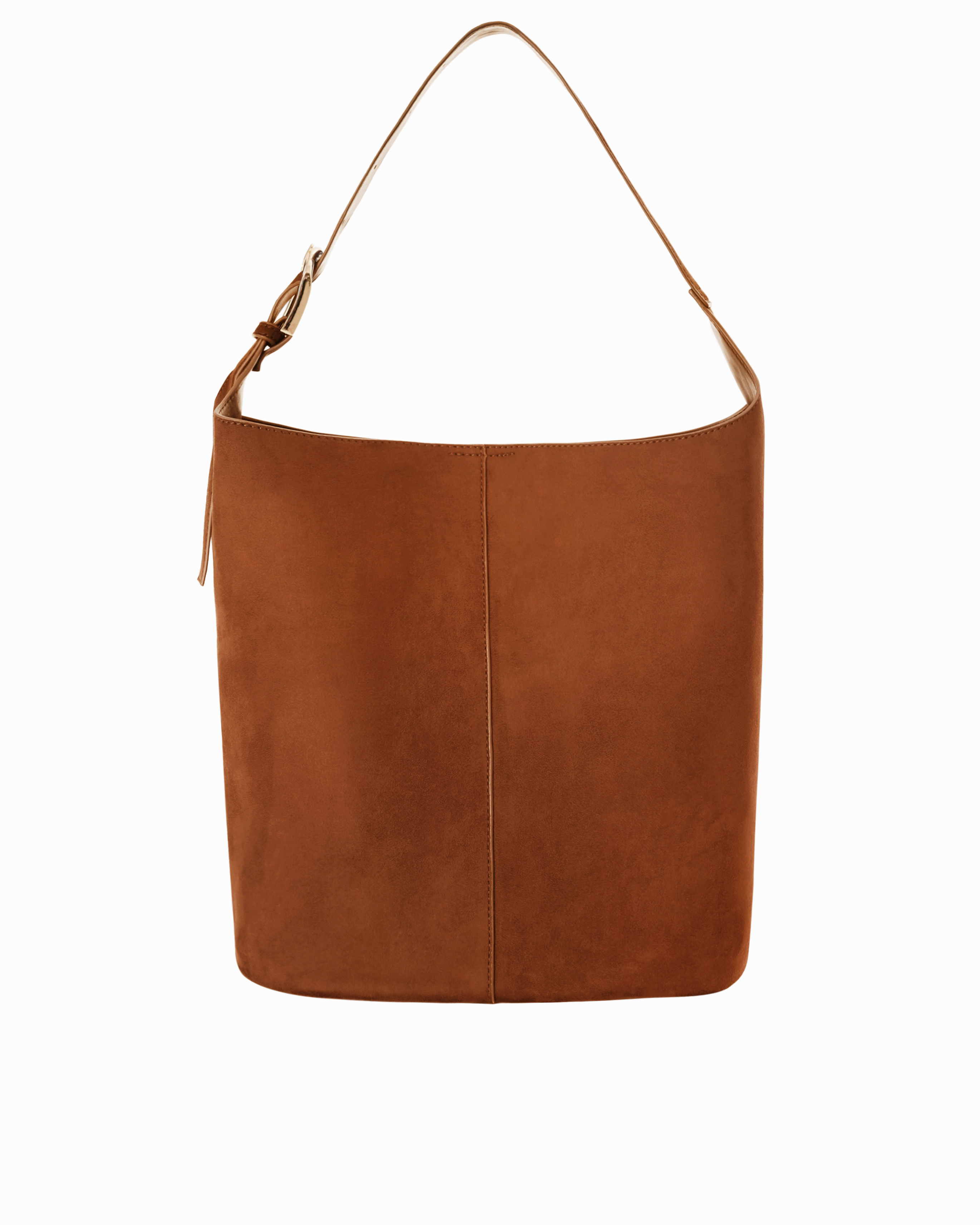 Cali Shoulder Bag - Tan Suede
