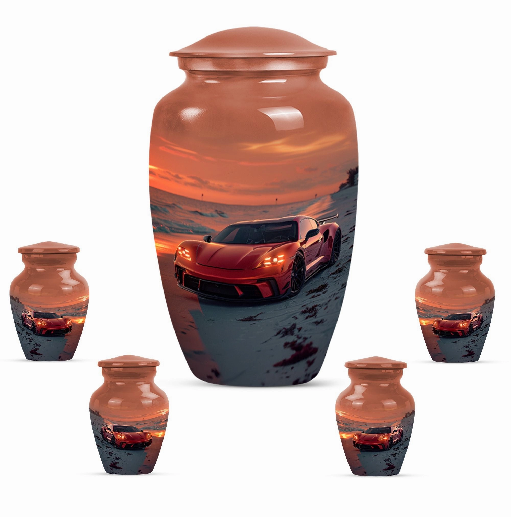 Car Cremation Cool Urns For Ashes Memorial & Funeral Urn