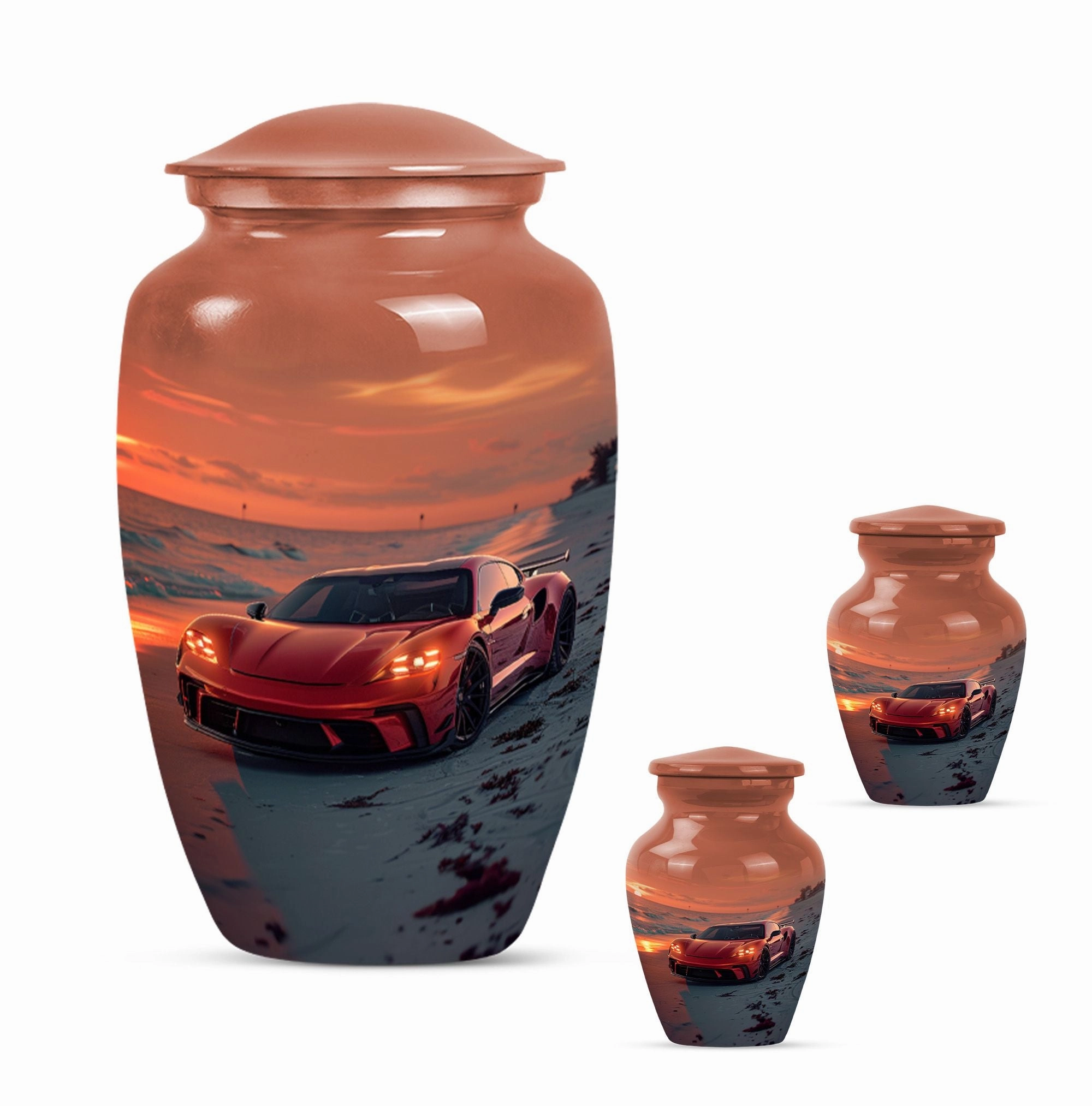 Car Cremation Cool Urns For Ashes Memorial & Funeral Urn