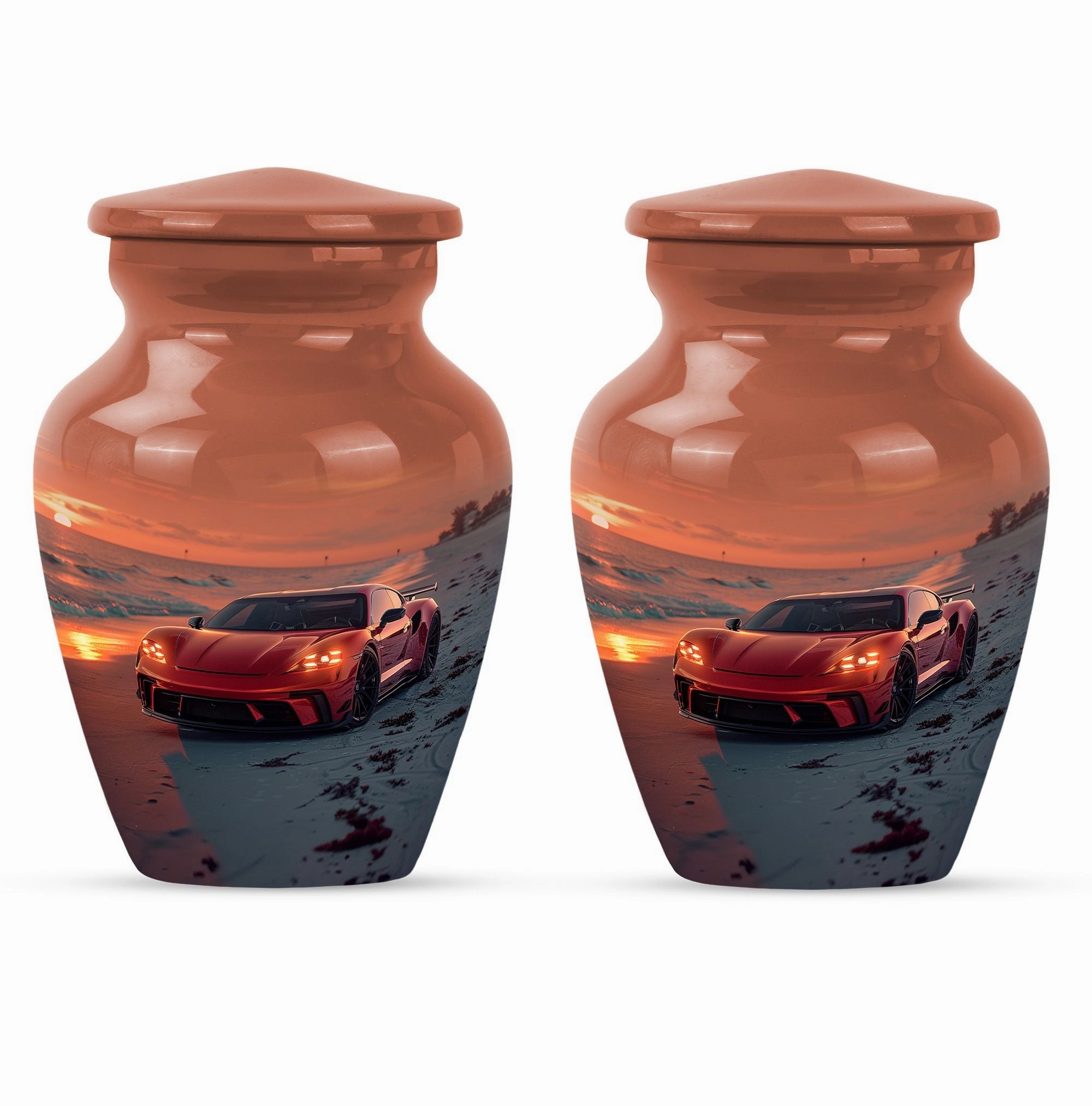 Car Cremation Cool Urns For Ashes Memorial & Funeral Urn