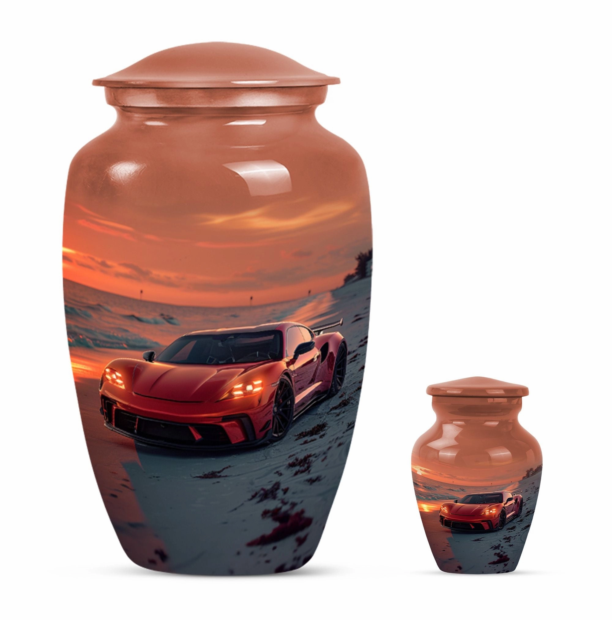 Car Cremation Cool Urns For Ashes Memorial & Funeral Urn