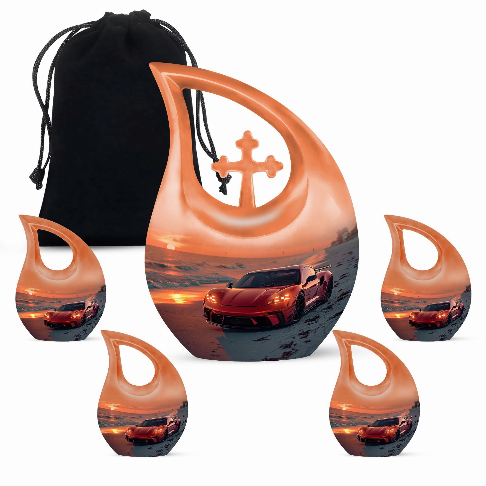 Car Cremation Cool Urns For Ashes Memorial & Funeral Urn