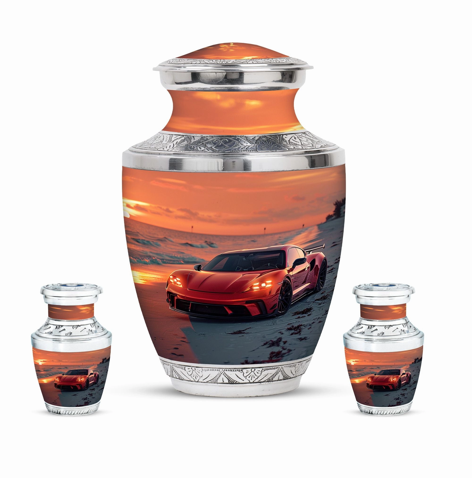 Car Cremation Cool Urns For Ashes Memorial & Funeral Urn