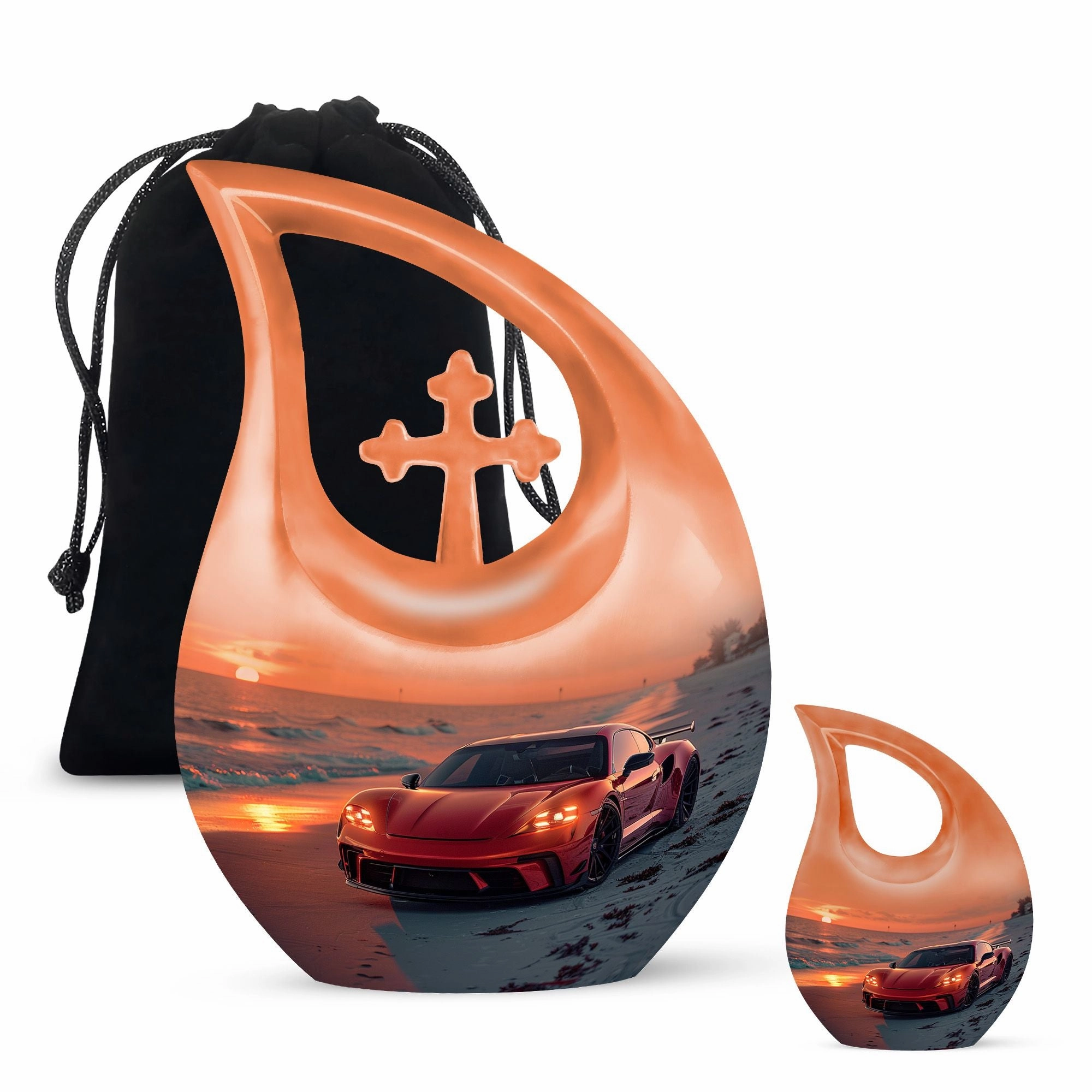Car Cremation Cool Urns For Ashes Memorial & Funeral Urn