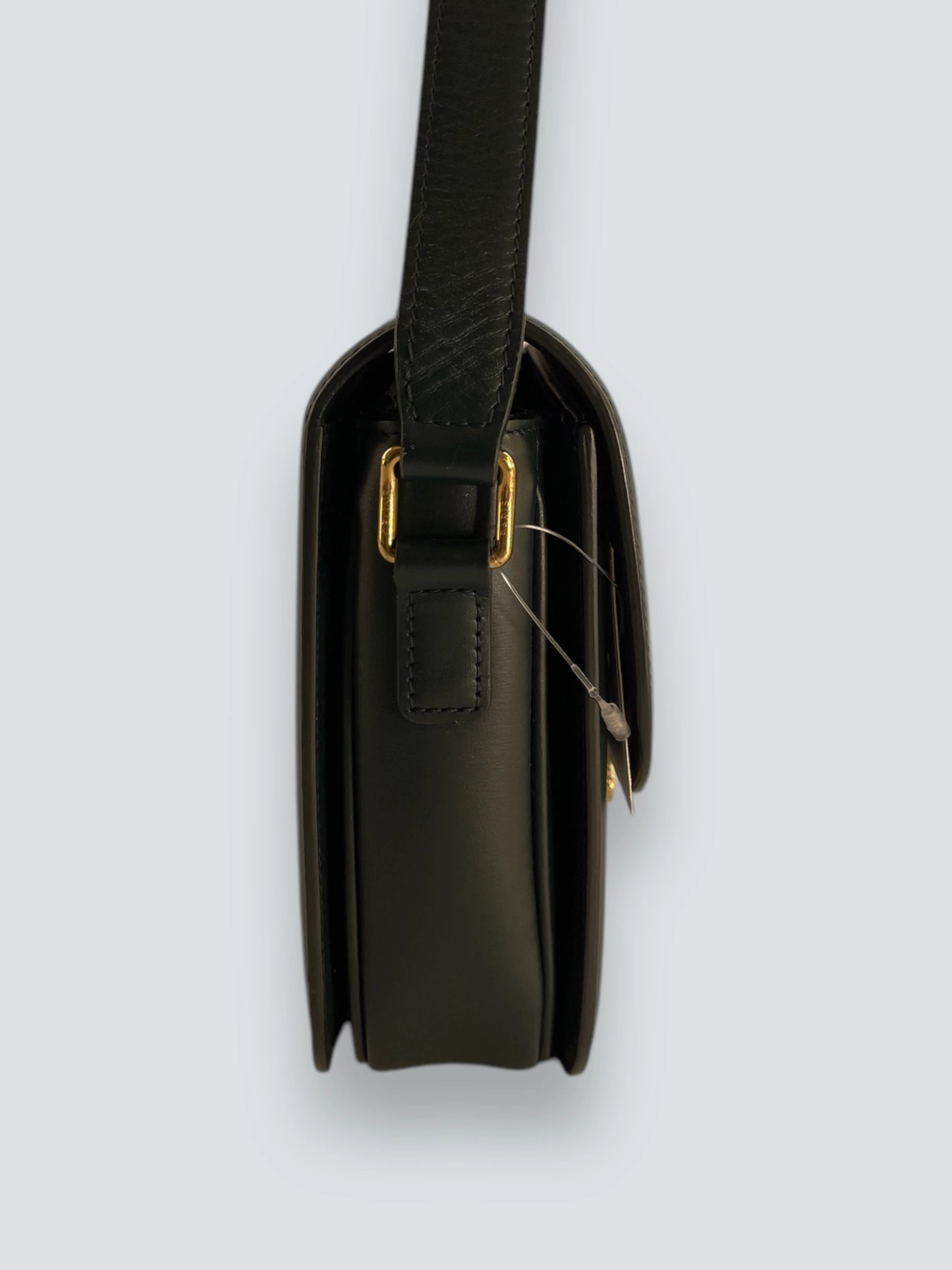 Celine Green Calf Leather Medium Triomphe Crossbody