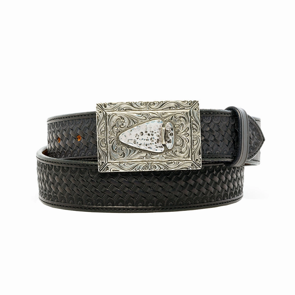 Chacon Arrowhead Engraved One Piece Buckle 1.5