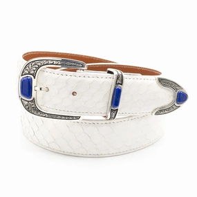Chacon Penasco Engraved w/ Lapis Buckle Set 1.5