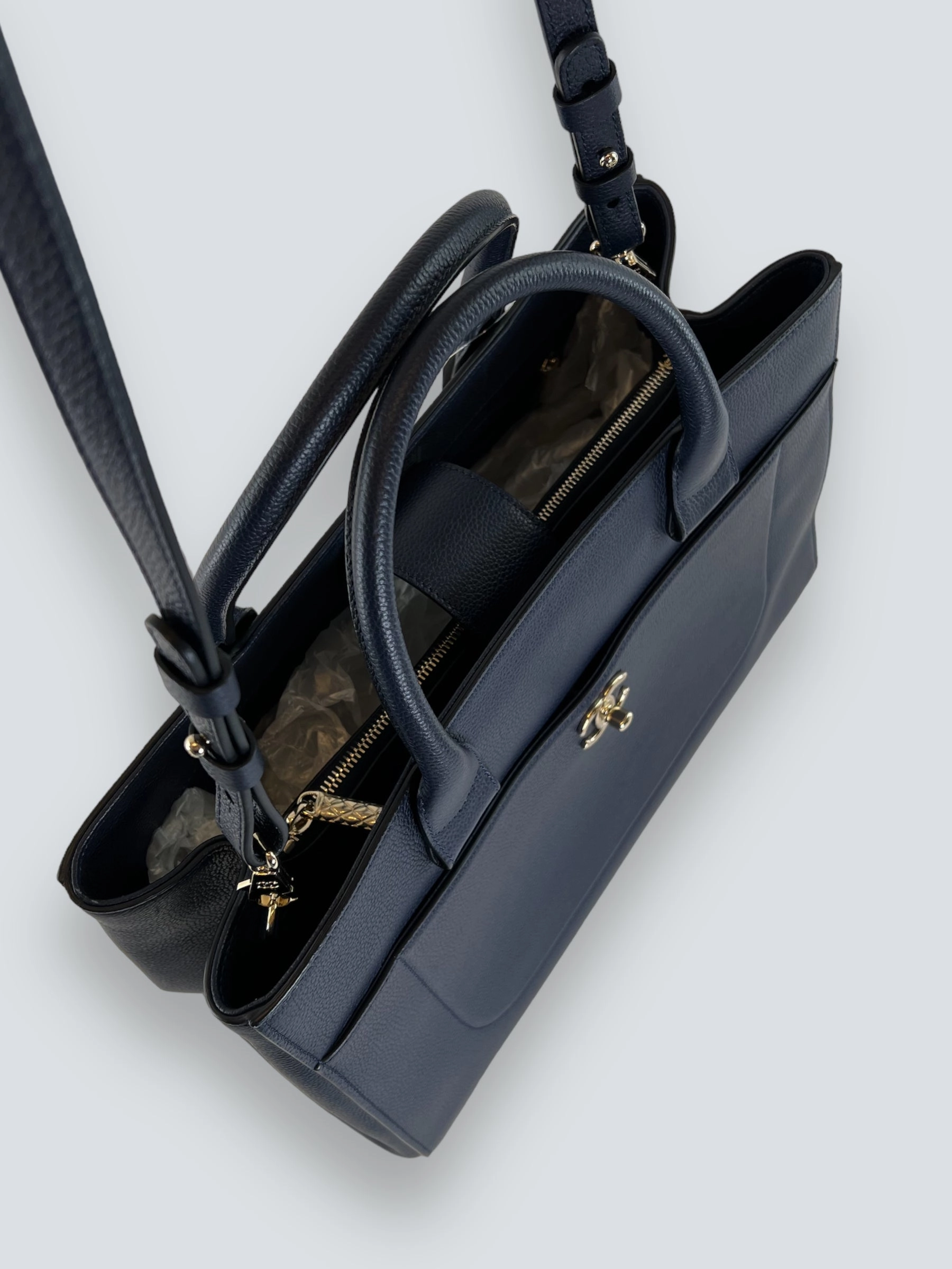 Chanel Navy Neo Executive Tote