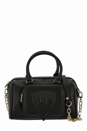 Chiara Ferragni Eyelike Embossed Top Handle Bag