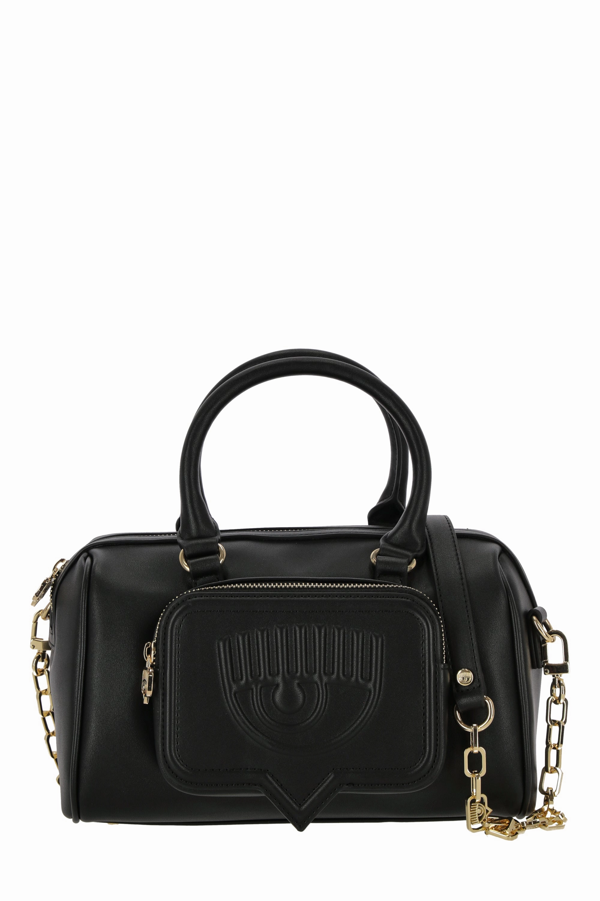 Chiara Ferragni Eyelike Embossed Top Handle Bag