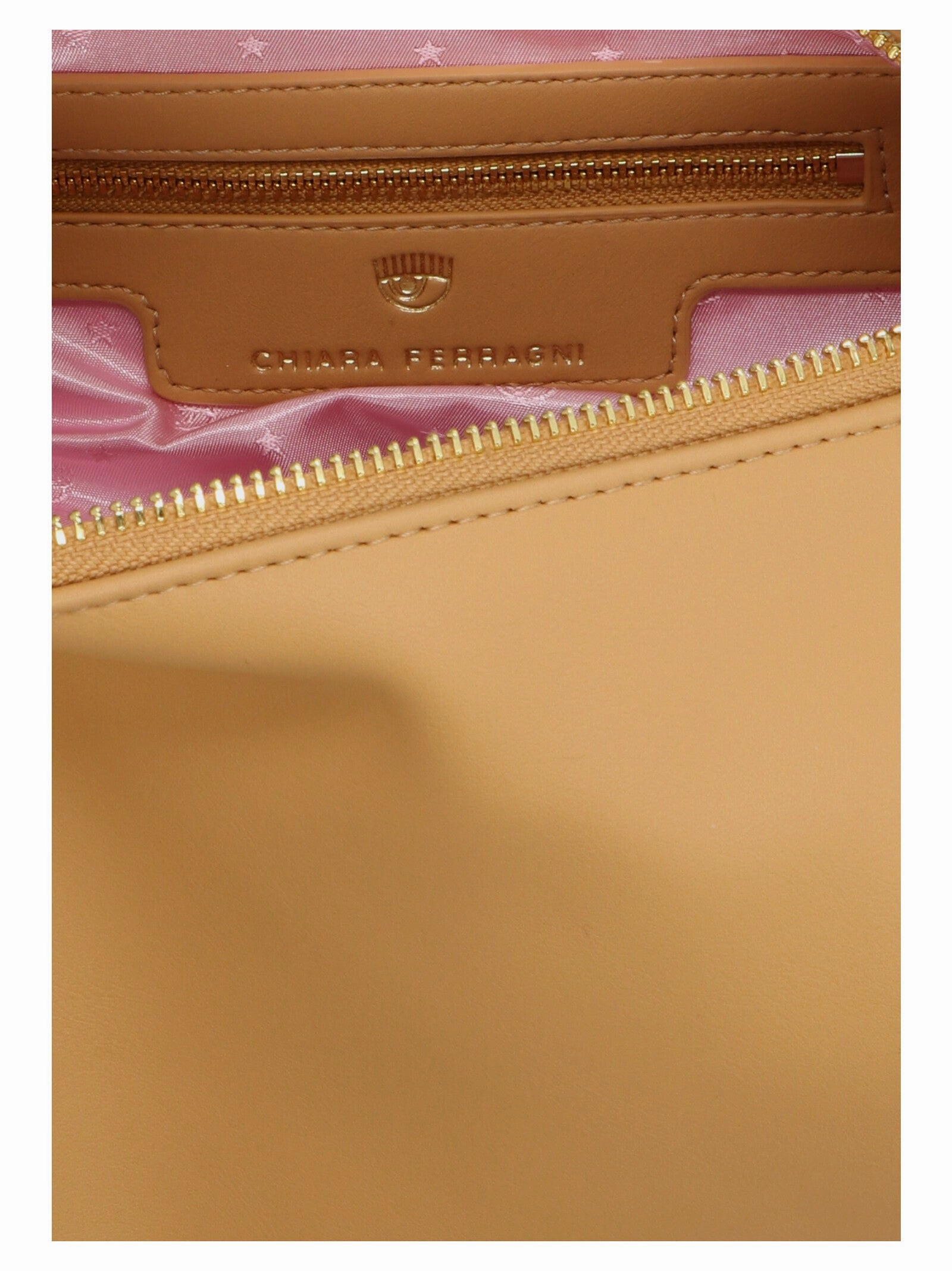Chiara Ferragni Eyelike-Plaque Zipped Shoulder Bag