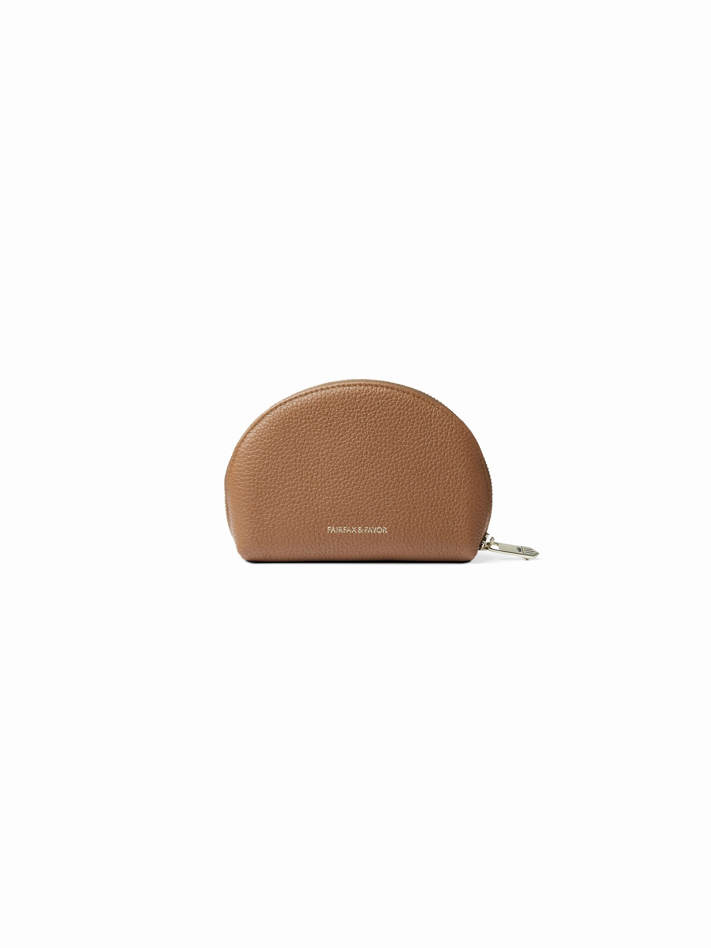 Chiltern Coin Purse - Pebbled Tan Leather