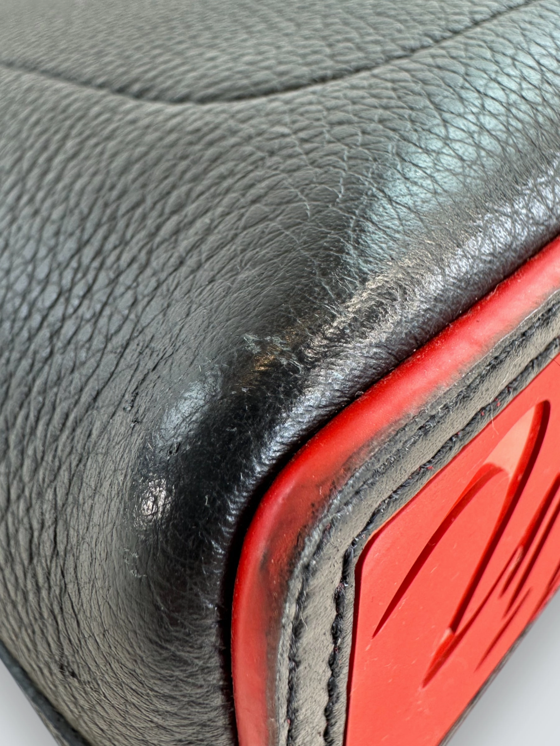 Christian Louboutin Black Leather Mini Cabata Empire Tote