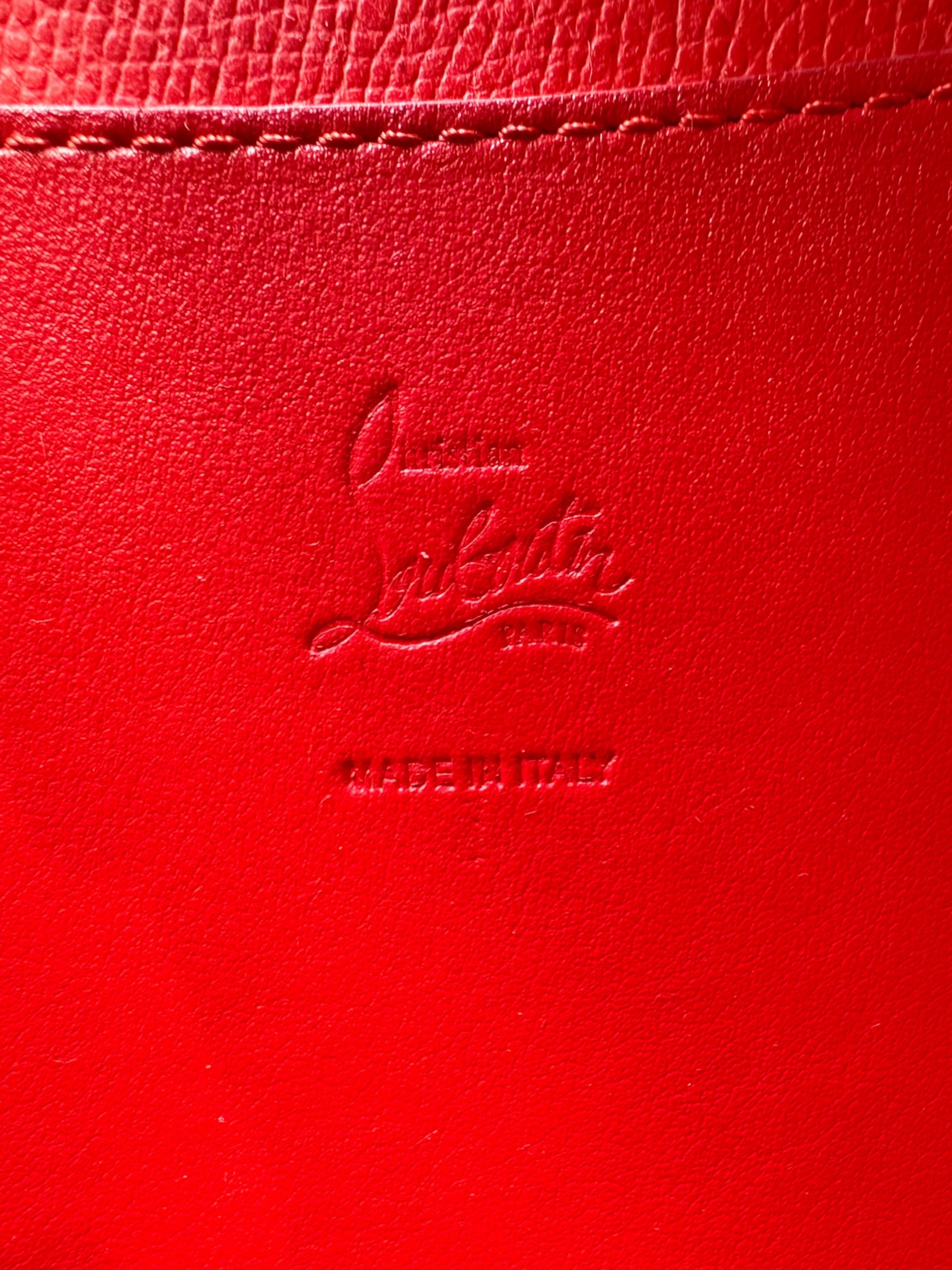 Christian Louboutin Black Leather Mini Cabata Empire Tote