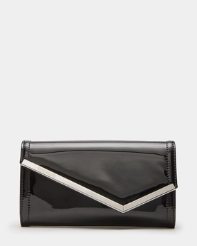 CLUTCHD BAG BLACK PATENT
