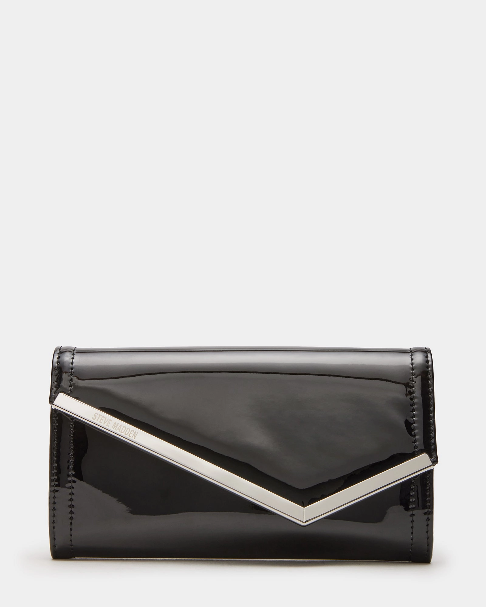 CLUTCHD BAG BLACK PATENT