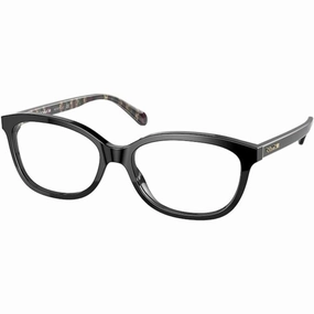 Coach Women's Eyeglasses - Black Rectangular Frame Demo Lens | COACH 0HC6173 5002