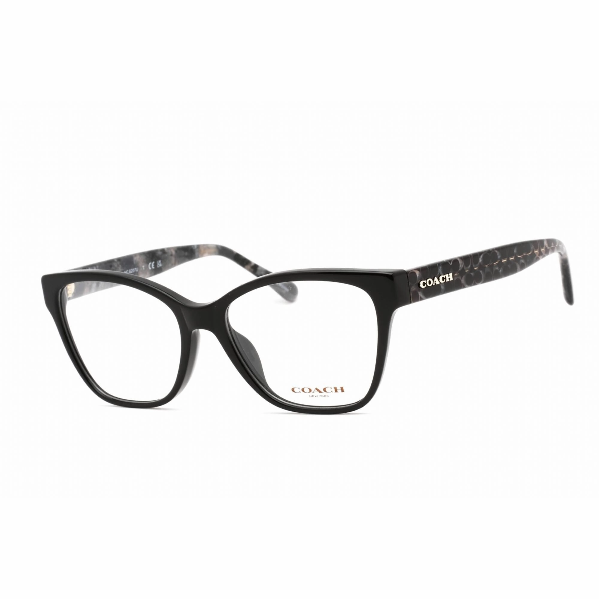 Coach Women's Eyeglasses - Full Rim Cat Eye Shape Black Plastic Frame | 0HC6207U 5002
