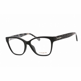 Coach Women's Eyeglasses - Full Rim Cat Eye Shape Black Plastic Frame | 0HC6207U 5002